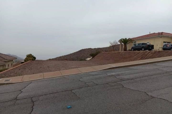 Courtesy image Street view of the lot at 829 Moonstone Drive.