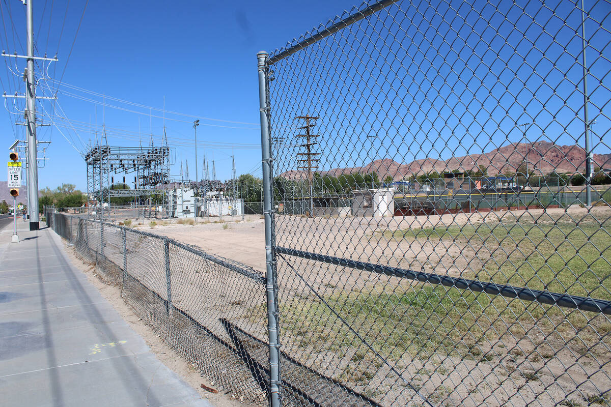 Ron Eland/Boulder City Review Garrett Junior High would also like to see a portion of the fenci ...