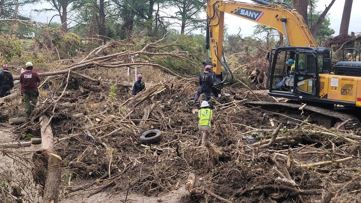 Photo courtesy Nevada Task Force 1 Debris piles, as high as 20 feet, were searched by cadaver d ...