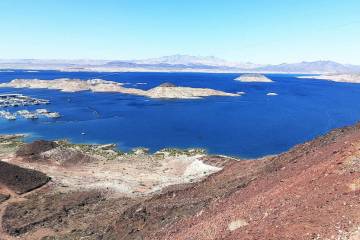 Ron Eland/Boulder City Review The Lake Mead Marina on Lake Mead is in view from the Hoover Dam ...