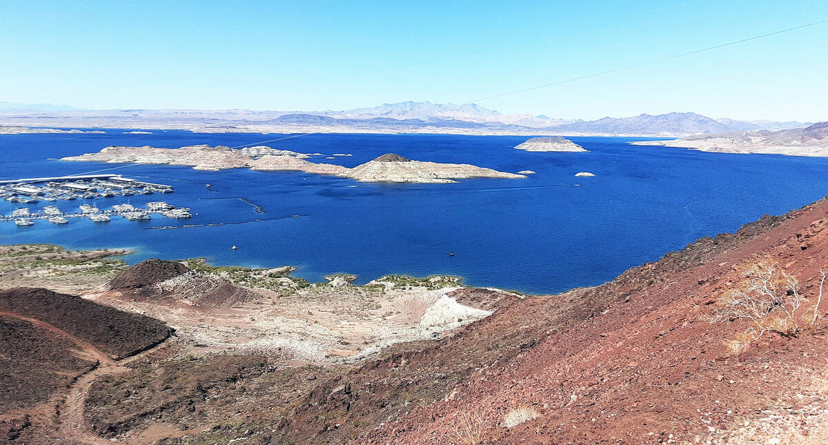 Ron Eland/Boulder City Review The Lake Mead Marina on Lake Mead is in view from the Hoover Dam ...