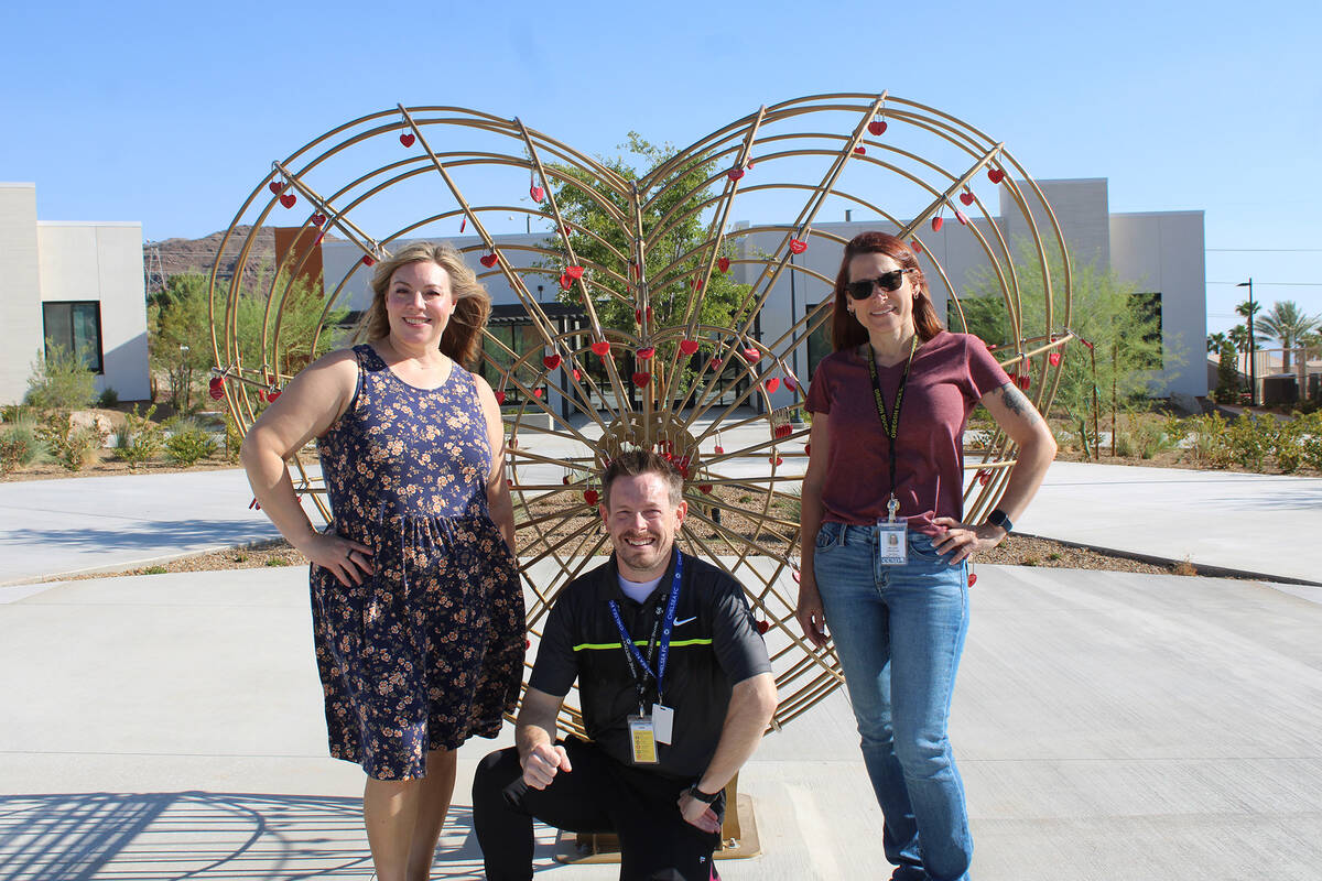 New teachers at Amy Ayoub Academy of Hope (St. Jude’s Healing Center) are, from left, Va ...