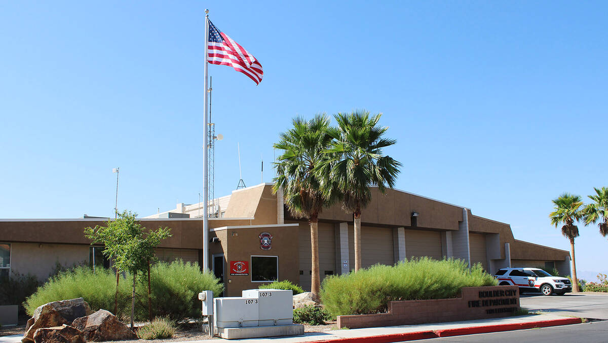 Ron Eland/Boulder City Review BCFD's new chief, Ken Morgan, has several things in mind to upgra ...
