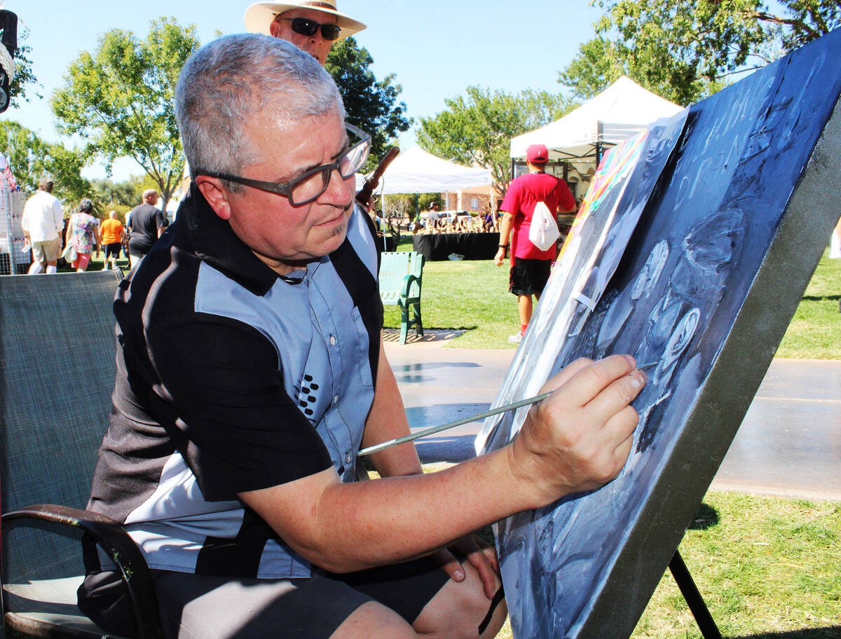 Ron Eland/Boulder City Review file photo Boulder City artist David Henry Lombardi was one of mo ...