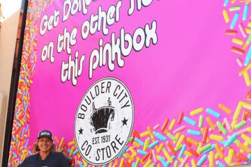 Ron Eland/Boulder City Review Tara (Leon) Bertoli, owner of Boulder City Company Store, stands ...
