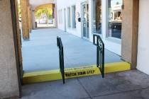 Ron Eland/Boulder City Review The step as it appears now.