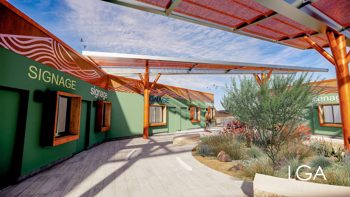 This artist rendering shows the interior of the center, which will be home to a variety of outd ...
