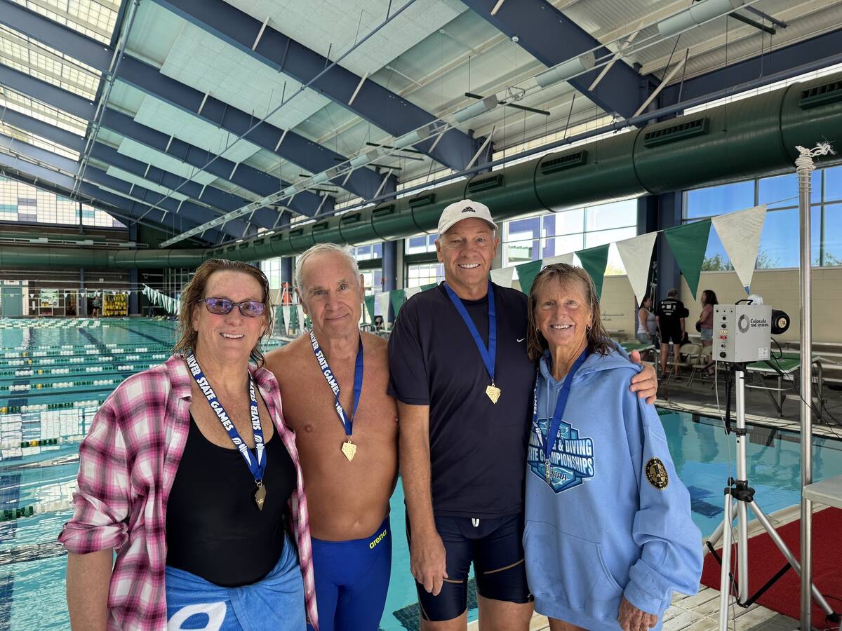 Photo courtesy of Sara Carroll From left to right, Kim Tyler, Brent Lamb, McKay Stevens and Sa ...