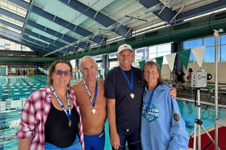 Photo courtesy of Sara Carroll From left to right, Kim Tyler, Brent Lamb, McKay Stevens and Sa ...