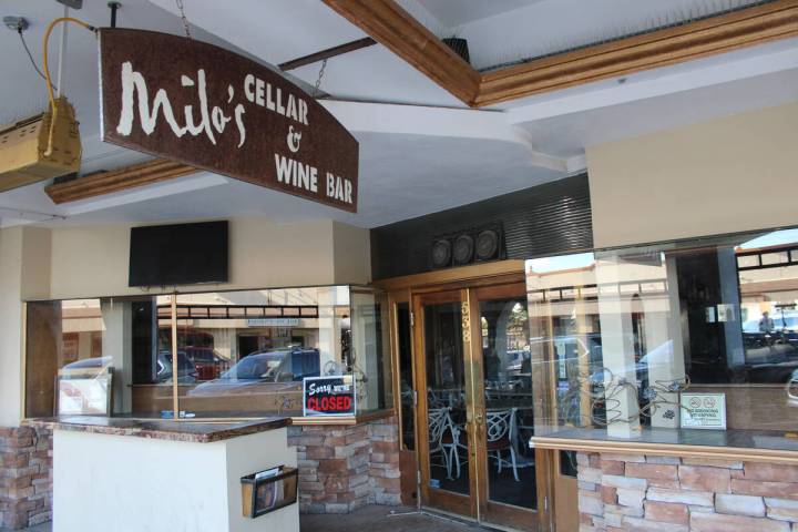 Ron Eland/Boulder City Review Milo's Cellar and Wine Bar, which has sat empty for nearly a year ...
