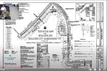 (Screenshot) Deputy City Manager Michael Mays presents the now-approved map for the Liberty Rid ...