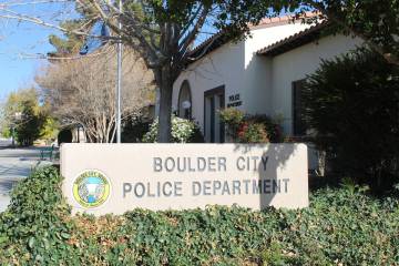 Ron Eland/Boulder City Review The Boulder City Police Department recently benefited from multip ...