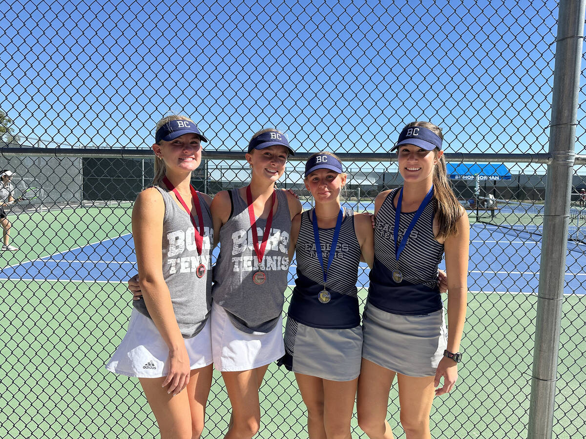 Photo courtesy Rachelle Huxford  In a winner-take-all match between teammates, the team of Mar ...