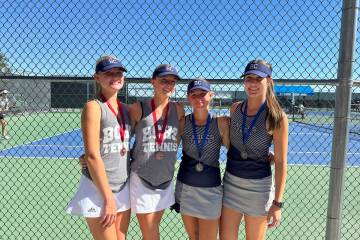 Photo courtesy Rachelle Huxford  In a winner-take-all match between teammates, the team of Mar ...