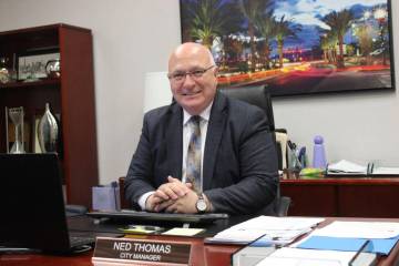 Ron Eland/Boulder City Review City Manager Ned Thomas