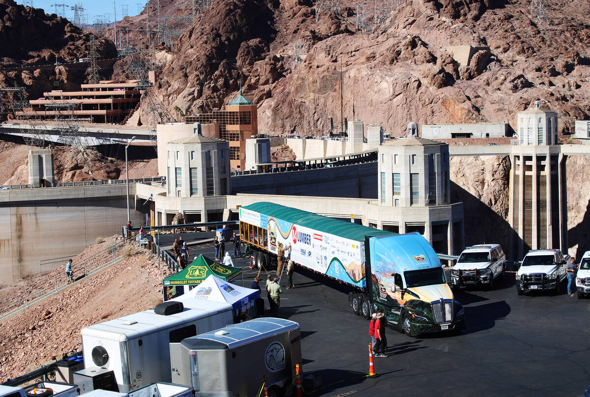 Ron Eland/Boulder City Review Last Thursday morning, Hoover Dam played host to the U.S. Capitol ...