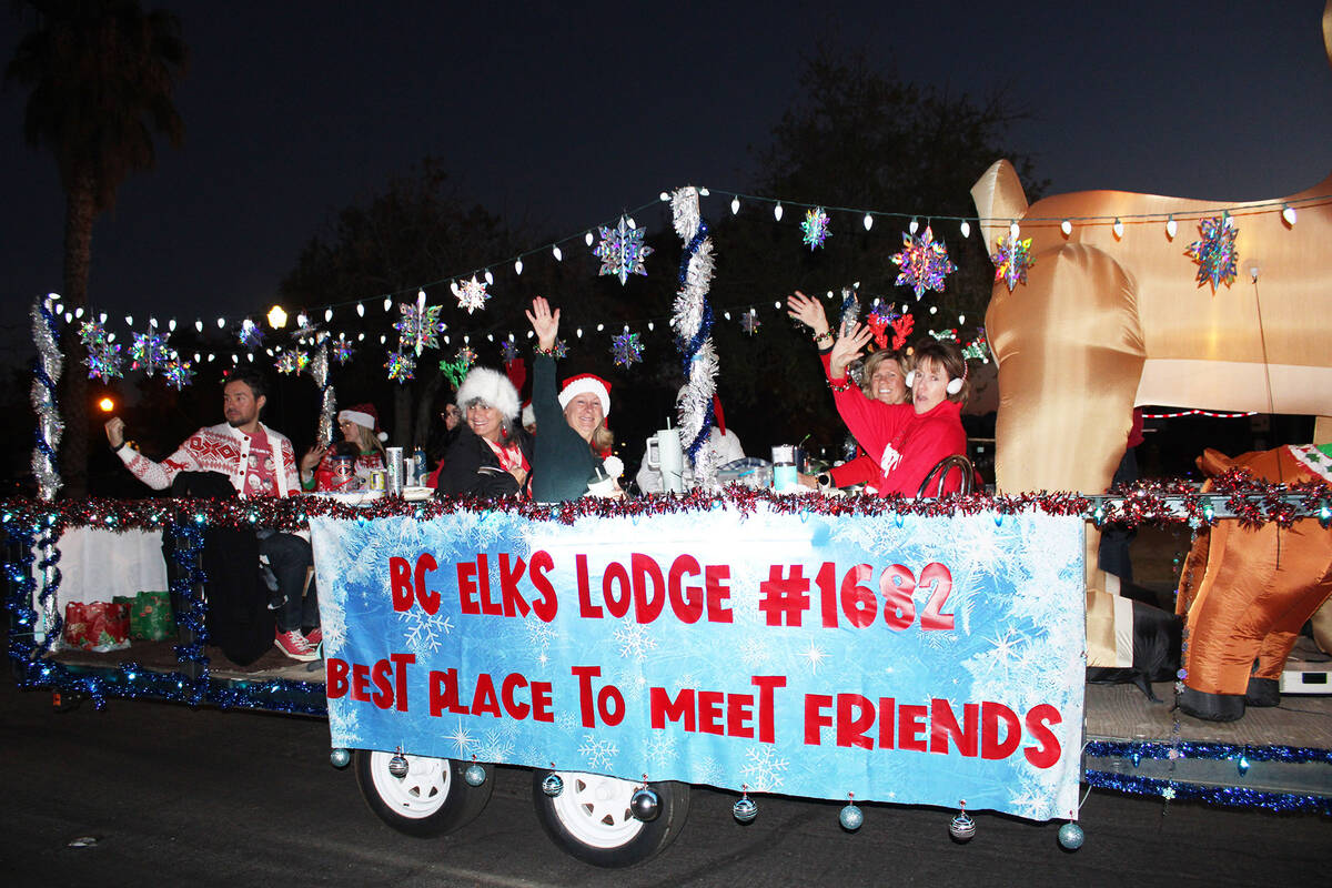 Ron Eland/Review file photo Santa's Electric Night Parade, which draws upward of 10,000 people, ...