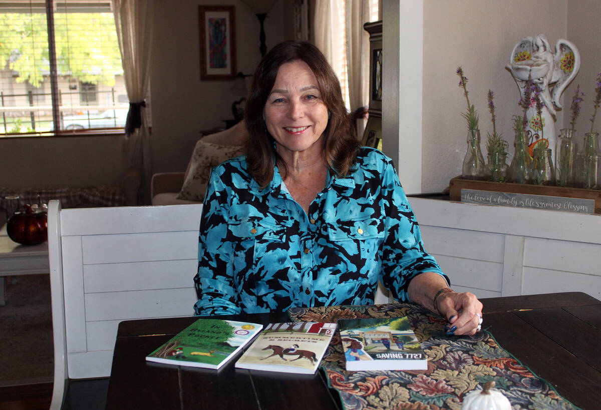 Ron Eland/Boulder City Review Boulder City author Lisa Hellett recently self-published her thir ...