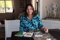 Ron Eland/Boulder City Review Boulder City author Lisa Hellett recently self-published her thir ...