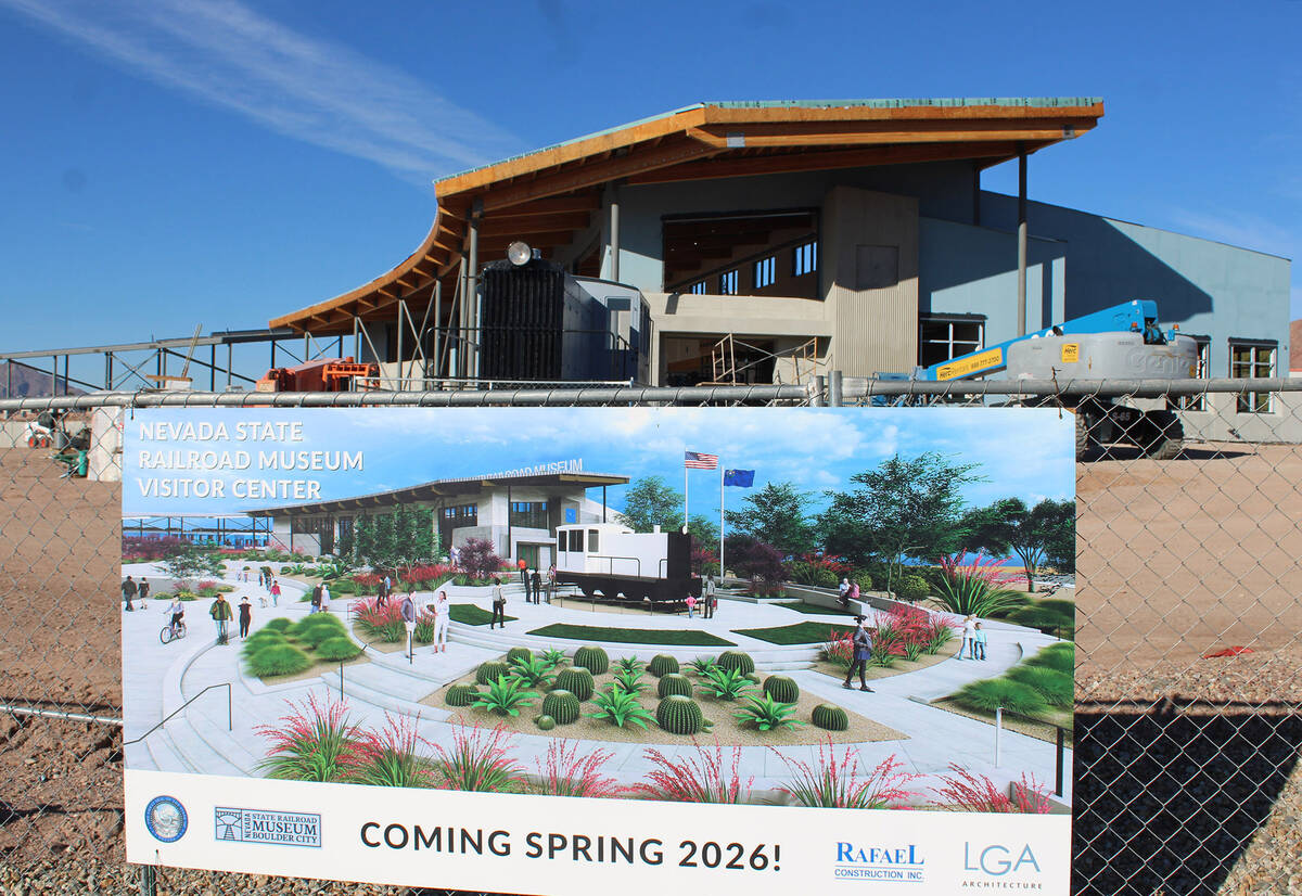 Ron Eland/Boulder City Review The newest addition to the state's railroad museum system is ...