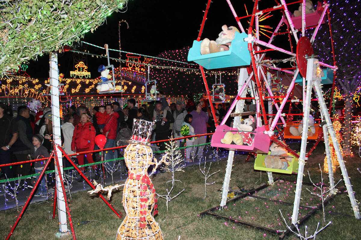 The Christmas House on Fifth Street, as it’s become known as, officially turned its ligh ...