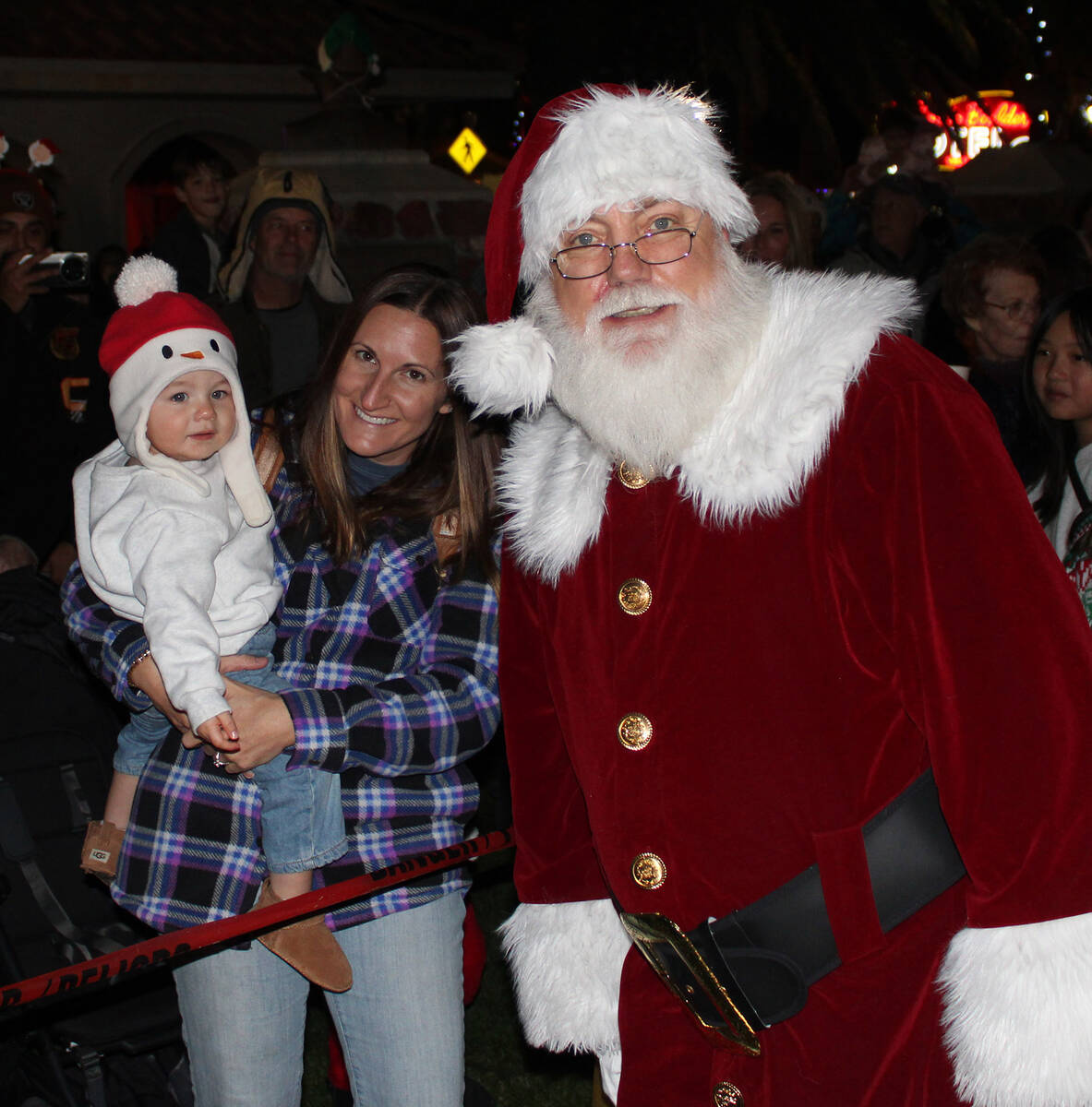Ron Eland/Boulder City Review Hannah Miner and her 1-year-old son, Barrett, were all smiles whe ...