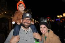 Ron Eland/Boulder City Review Sean, Natalia and Sullivan Trodahl donned their New Year’s ...