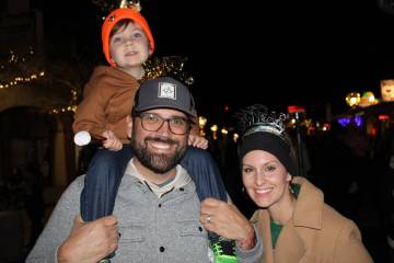 Ron Eland/Boulder City Review Sean, Natalia and Sullivan Trodahl donned their New Year’s ...