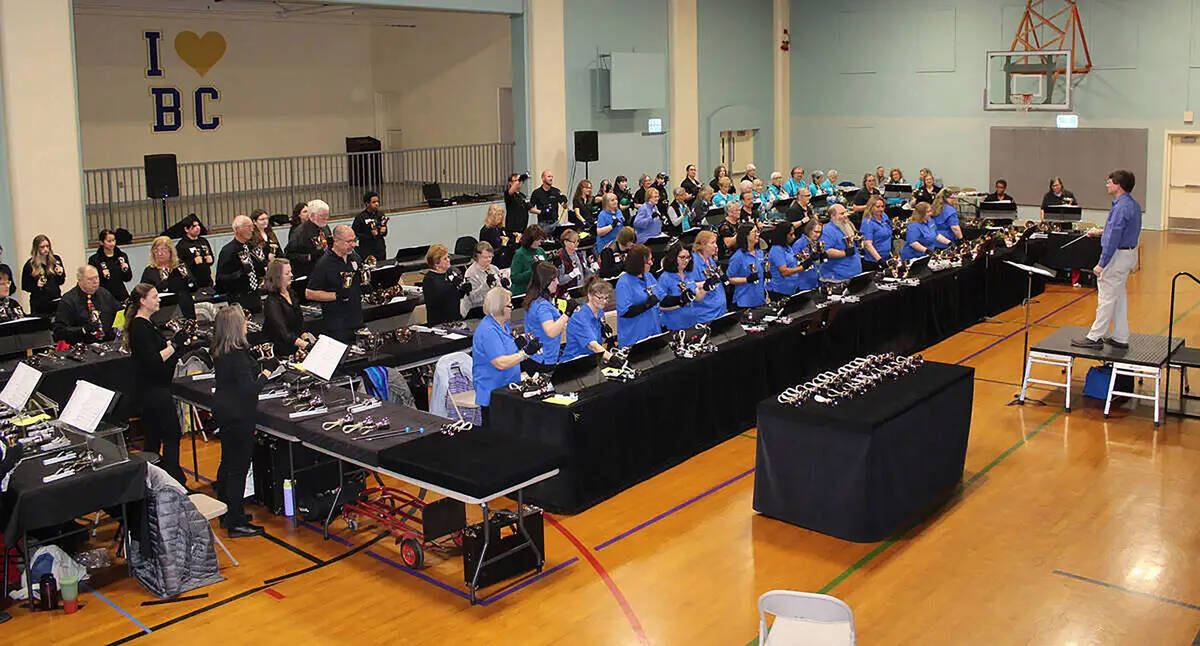 Ron Eland/ Boulder City Review file photo Eighty ringers will be performing in the concert Satu ...