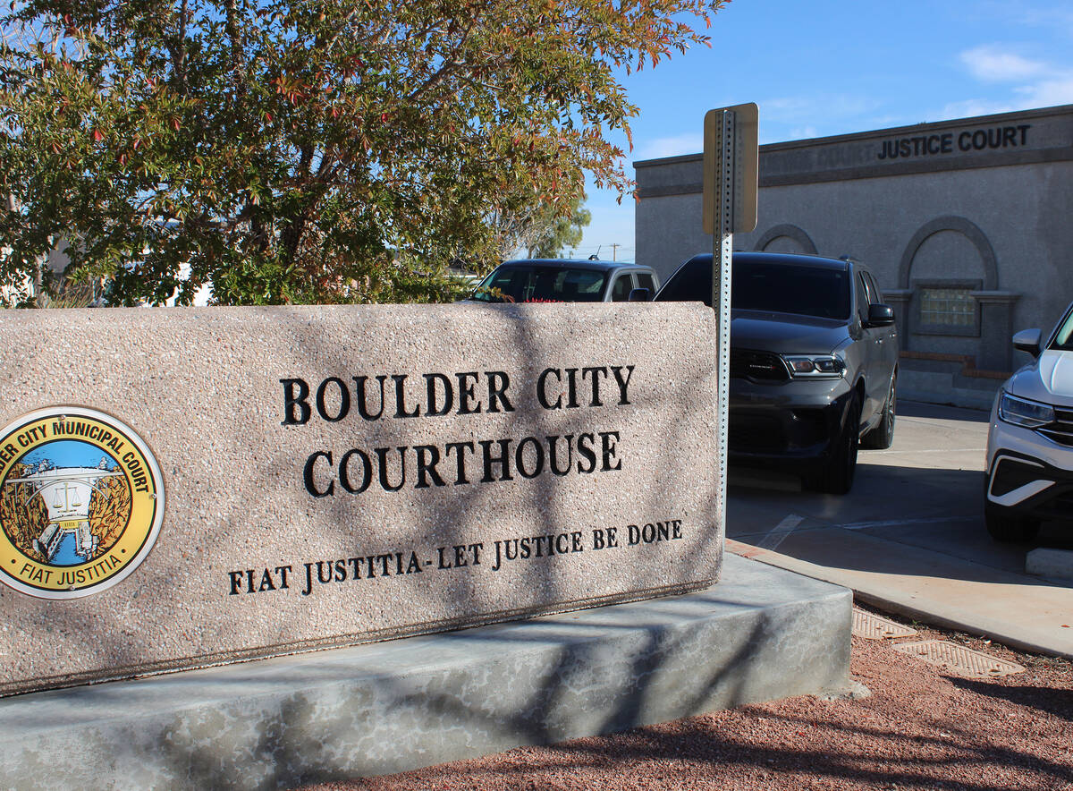 Ron Eland/Boulder City Review The preliminary hearing for Boulder City resident Terry Sylvanie ...