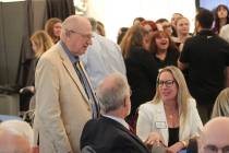 Ron Eland/Boulder City Review Prior to his State of the City address, Mayor Joe Hardy walked ar ...