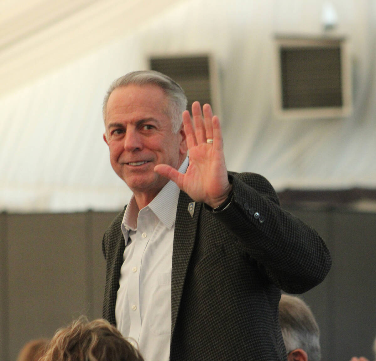 Ron Eland/Boulder City Review Gov. Joe Lombardo was one of many elected officials on hand last ...