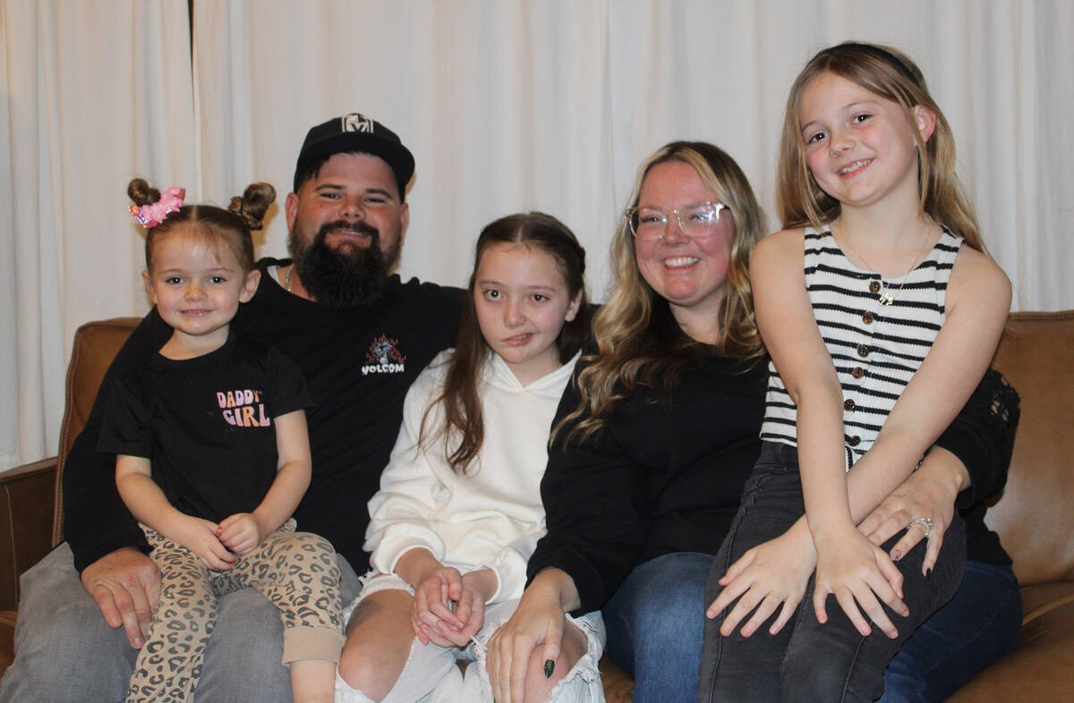 Ron Eland/Boulder City Review Laetyn Lawrence has been home for more than a month following her ...