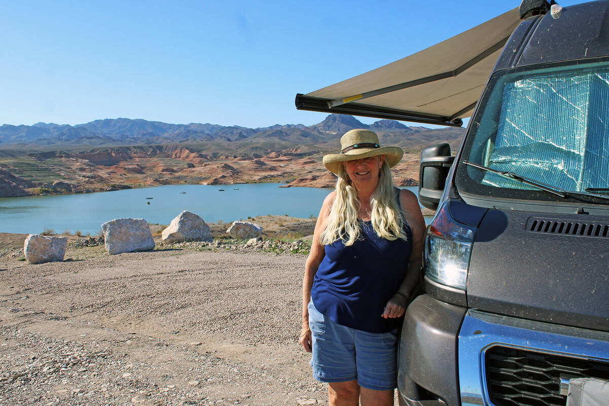 Ron Eland/Boulder City Review Chris Rodgers, of Lake Tahoe, was the first to enter the area and ...