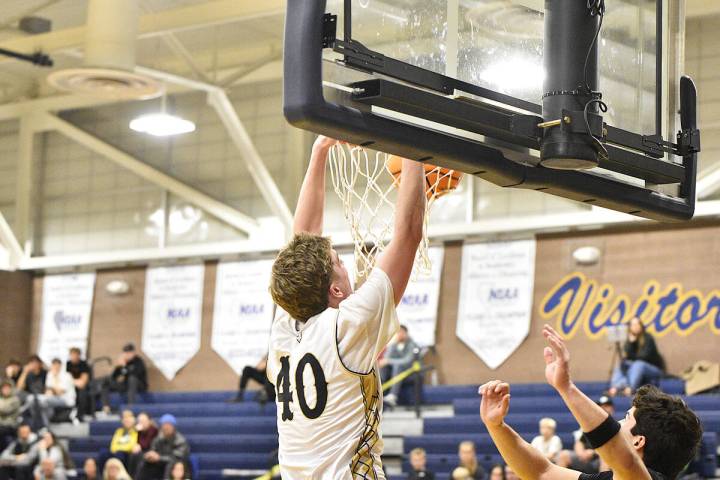Robert Vendettoli/Boulder City Review Creating a highlight, Boulder City forward Levi Randall s ...