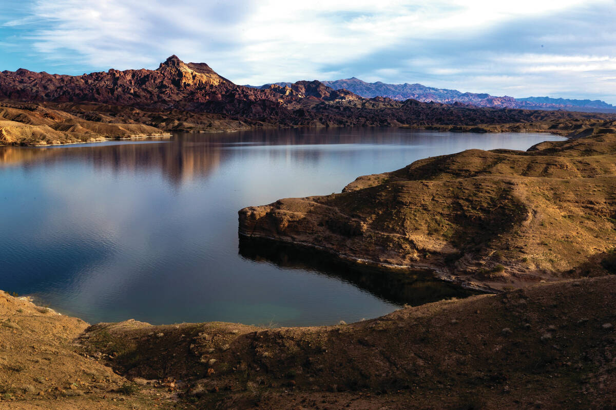 The Colorado River flows along Eldorado Canyon as the impending deadline for an agreement appro ...
