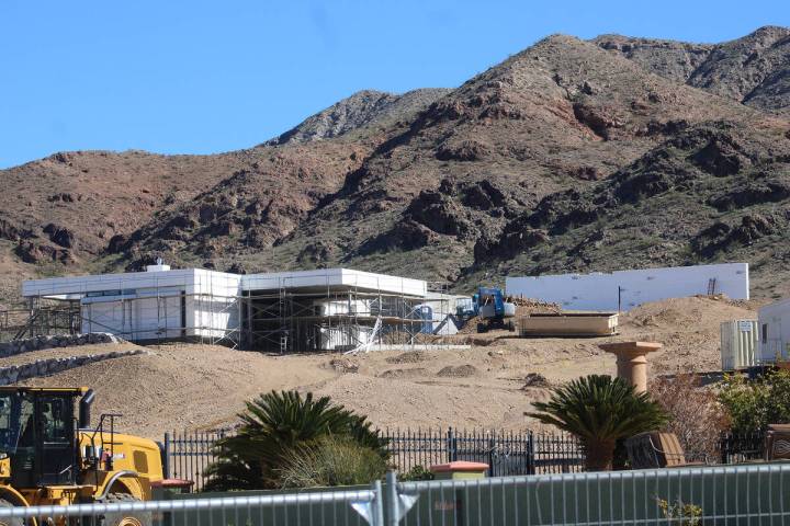 Ron Eland/Boulder City Review Construction of the house belonging to the Craig Family Trust, at ...