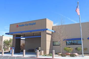 Ron Eland/Boulder City Review The Boulder City Hospital will soon be changing its designation t ...