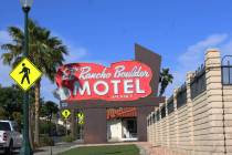 Ron Eland/Boulder City Review The El Rancho Boulder Motel is one of eight motels in Boulder Cit ...