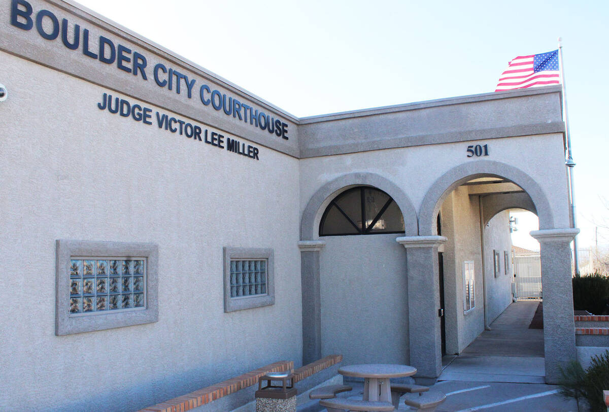 Ron Eland/Boulder City Review The case against Boulder City resident Terry Sylvanie, was contin ...