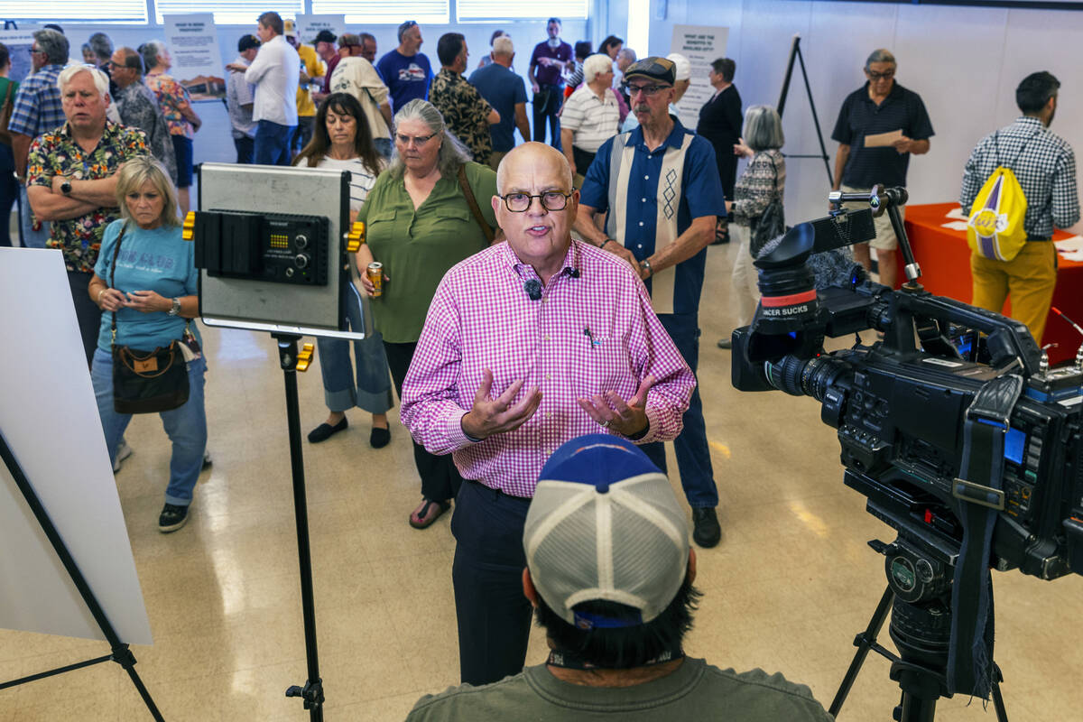 Rick Lammers, Townsite Solar 2 manager of development, talks about the opportunities during a p ...