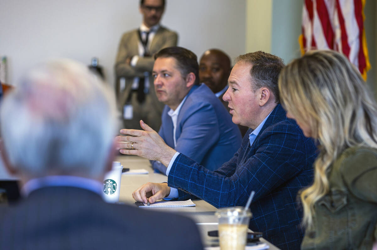 U.S. Environmental Protection Agency Administrator Lee Zeldin hosts a roundtable with business ...