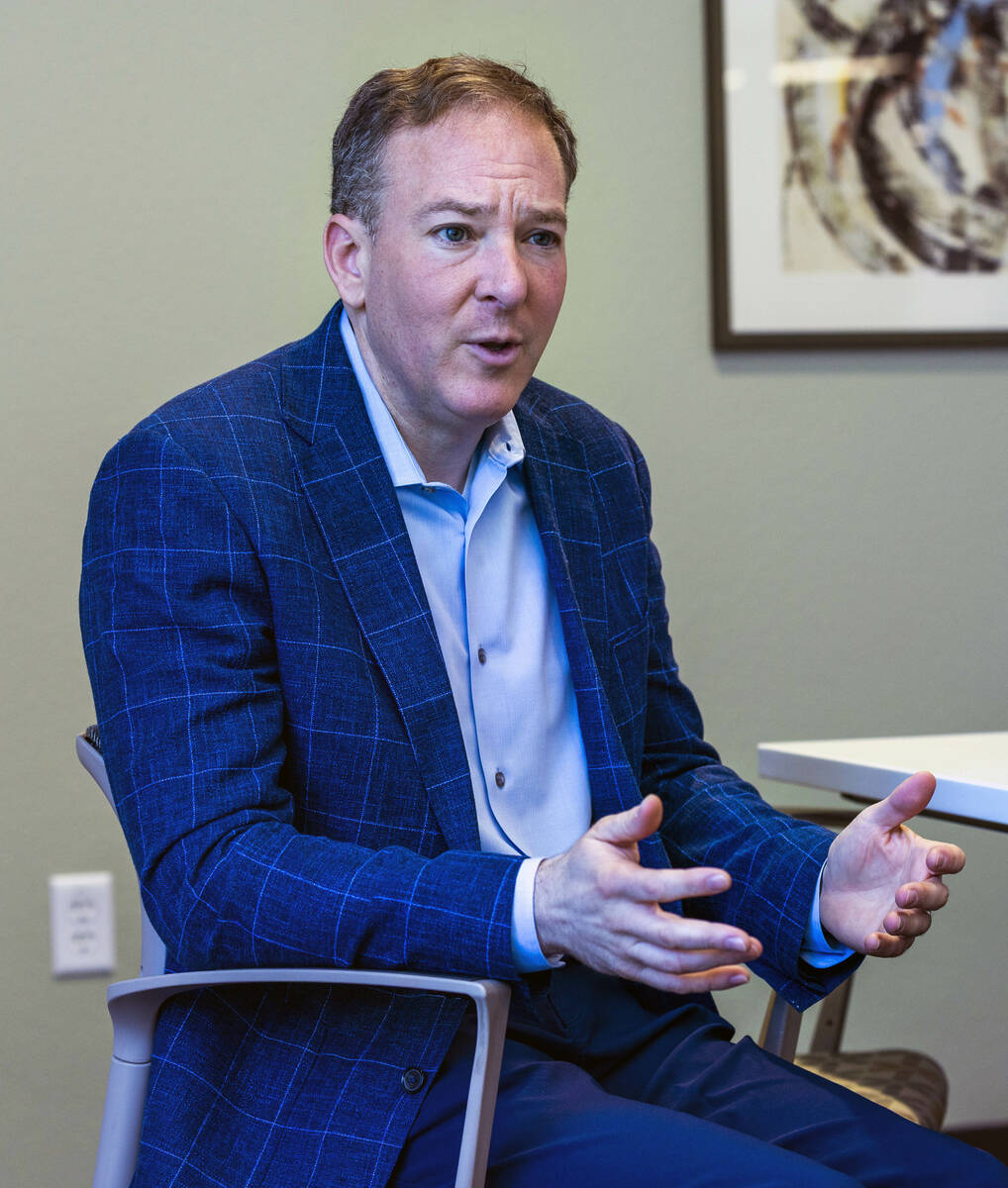 U.S. Environmental Protection Agency Administrator Lee Zeldin answers interview questions after ...