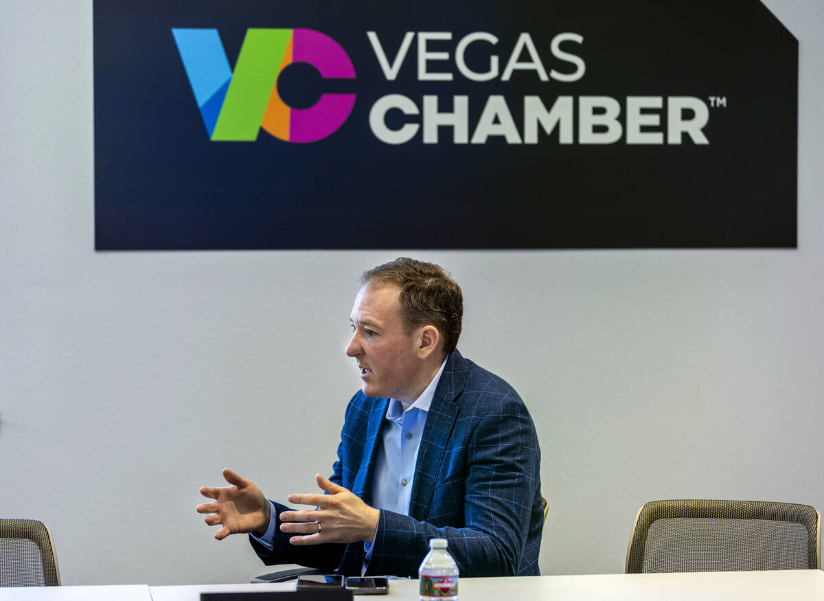 U.S. Environmental Protection Agency Administrator Lee Zeldin answers interview questions after ...