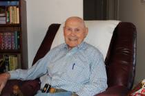 Ron Eland/Boulder City Review Longtime Boulder City Resident Fred Holland turns 100 on April 28 ...