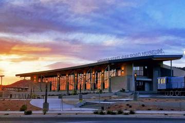 Ron Eland/Boulder City Review The Nevada State Railroad Museum Visitor Center is nearing comple ...
