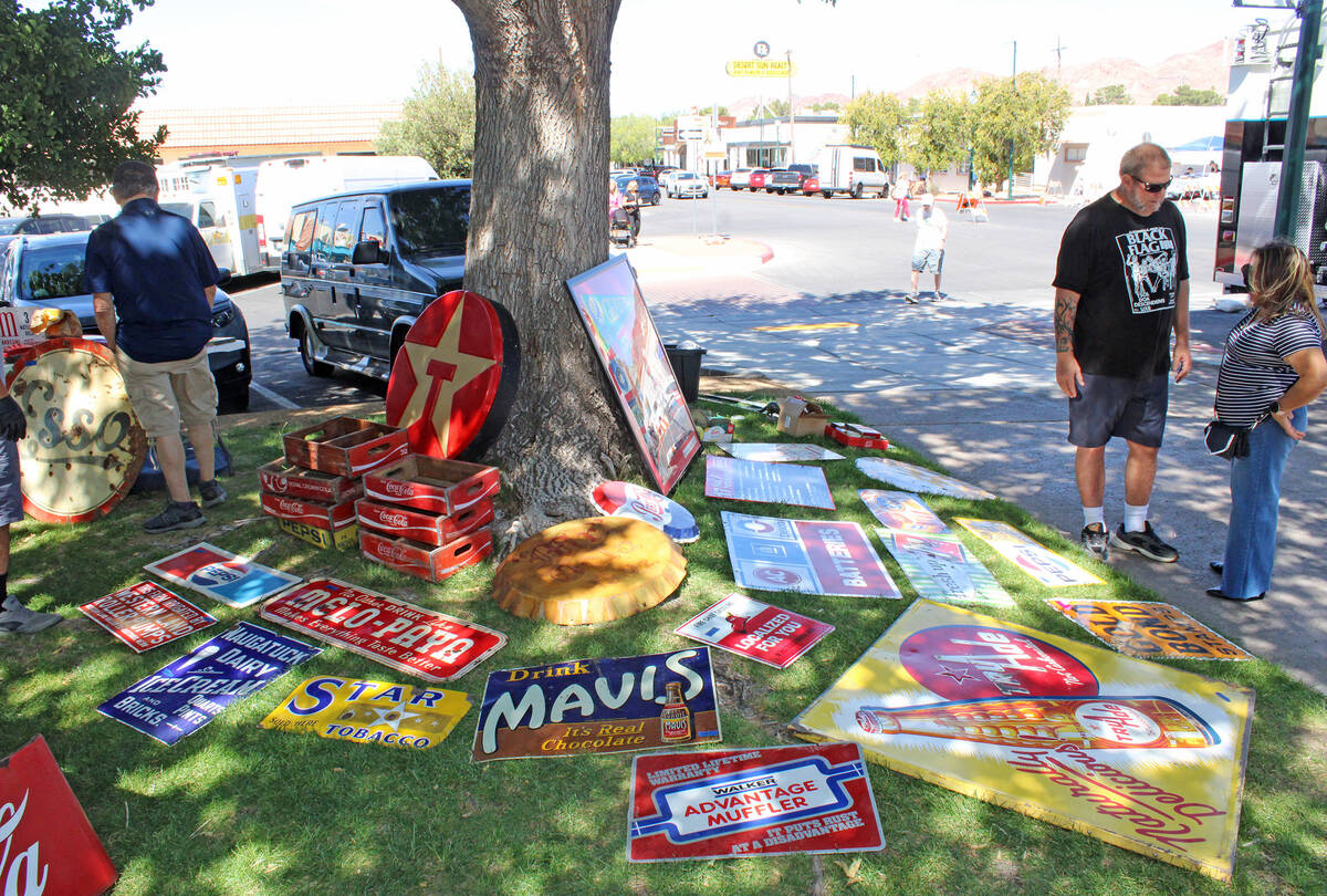 The antiques area brought out a little of everything.