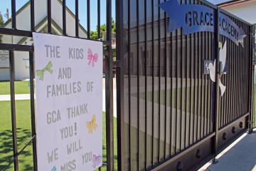 Ron Eland/Boulder City Review It was announced recently that Grace Christian Academy will be cl ...