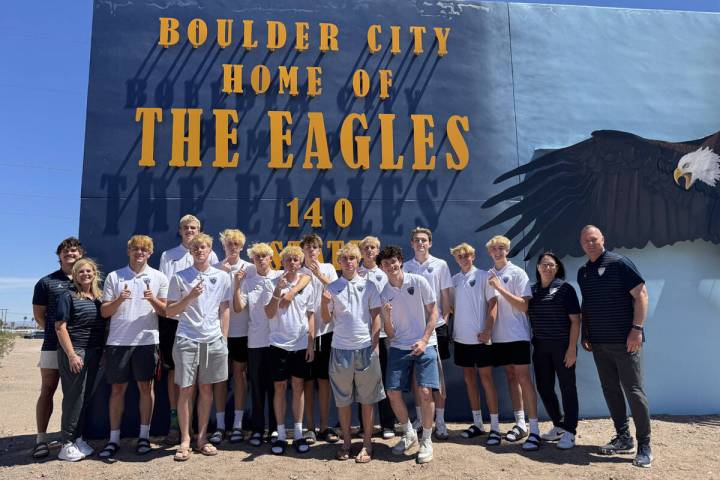 Photo courtesy Amy Wagner The Boulder City boys' volleyball team wasted no time in changing the ...