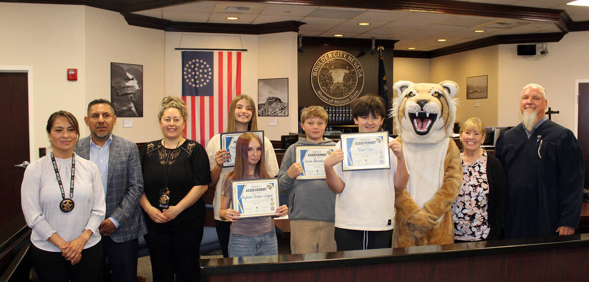 Ron Eland/Boulder City Review Earlier this month, the first-ever Boulder City Truancy Preventio ...